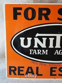 Double Sided Sign UNITED FARM AGENCY For Sale Real Estate