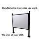 Double Sided 48x60x10'' Lightbox Sign With Poles