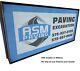 Double Sided Box Sign & Graphic, Face 1/8'' 36x96x10'' Extruded Aluminum