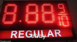 Double sided LED Gas Price Sign 12 X 40 Red or Green Financing Available