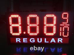 Double sided LED Gas Price Sign 12 X 40 Red or Green Financing Available