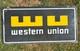 Double Sided Original Vintage Western Union Sign Porcelain 30 X 15