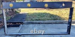 Double sided OUTDOOR 2 Bulb SIGN BOX / FRAME, Flashing LG 8'x4'x7'' used