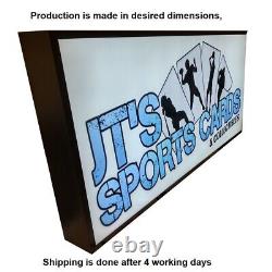 Double sided OUTDOOR LED LIGHTBOX SIGN, 24x72x10'' With GRAPHIC & LAMINATE