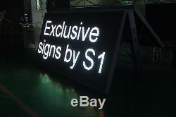 Double sided P16 Series Programmable 43X73 (3'x6') outdoor full color led sign