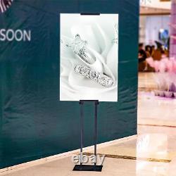 Double-sided Sign Holder 5 pcs Height Adjustable up to 82 Poster Stand