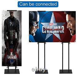 Double-sided Sign Holder 5 pcs Height Adjustable up to 82 Poster Stand