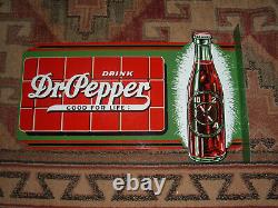 Dr Pepper Authorized Double Sided Limited Edition Flange Sign