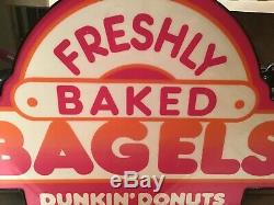 Dunkin Donuts Lighted Double-Sided Sign