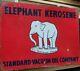 Elephant Kerosene Standard Oil Vintage Porcelain Double Sided Enamel Sign Board