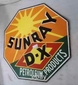 Enamel Sign Sunray D-x Size 27x27 Inches Double Sided