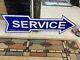 Ford Service Arrow Large Double Sided Porcelain Sign (48x 12) Near Mint