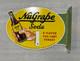 Flange Double Sided Nugrape Soda Porcelain Enamel Gas & Oil Sign 20x13.5dsp