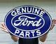 Ford Genuine Parts Porcelain Sign Double Sided Chicago