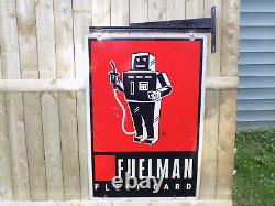 Fuelman Fleet Card Double Sided Sign with Hanging Bracket