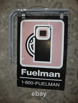 Fuelman Metal Sign, Double-Sided with Mount (24 x 16) Gas & Oil