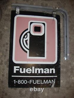 Fuelman Metal Sign, Double-Sided with Mount (24 x 16) Gas & Oil