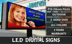 Full Color 4' X 8' 8mm LED Sign Outdoor 5Yrs Warranty