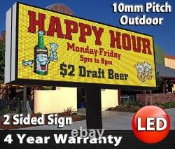 Full Color 4' X 8' 8mm LED Sign Outdoor 5Yrs Warranty