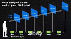 Full Color 4' X 8' 8mm LED Sign Outdoor 5Yrs Warranty