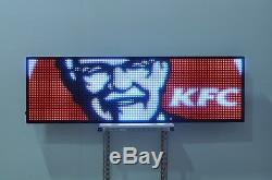 Full Color LED Sign 25 x 50 Double Sided 10MM Programmable Message Outdoor P10
