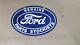 Genuine Ford Parts Porcelain Enamel Sign 36x24 Inches Double Sided