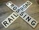 Genuine Railroad Crossing Sign-double Sided R&r Sign 48 X 9