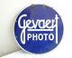 Gevaert Photo Fim Double Sided Advertisement Tin Porcelain Enamel Sign Board E5
