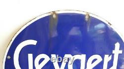 Gevaert Photo Fim Double Sided Advertisement Tin Porcelain Enamel Sign board E5