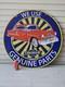 Giant Vintage Double-sided Chevrolet Genuine Parts Porcelain Sign 30