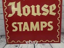 Gift House Stamps Vintage Sign Double Sided