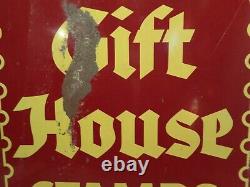 Gift House Stamps Vintage Sign Double Sided