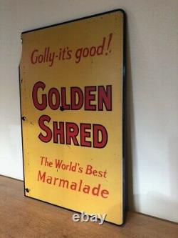 Golden Shred / Silver Shred Marmalade Double Sided Advertising Sign