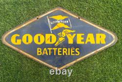 Good Year Porcelain Advertising Sign 18'' Inches Double Side