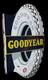 Good Year Porcelain Enamel Sign 34x24 Inches Double Sided With Flange