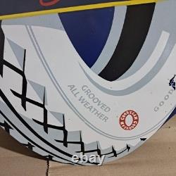 Good Year porcelain Enamel Sign 36 x 23 Inches 2 Sided