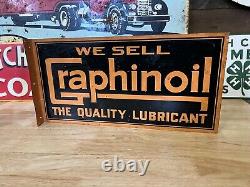 Graphinoil Original Double Sided Flange Sign Great Colors