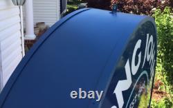 HUGE Double Sided Illuminated Advertising Restaurant Sign LONG JOHN SILVERS 6.7