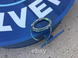 HUGE Double Sided Illuminated Advertising Restaurant Sign LONG JOHN SILVERS 6.7