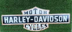 Harley-Davidson Porcelain Advertising Sign 50'' Inches Double Sided