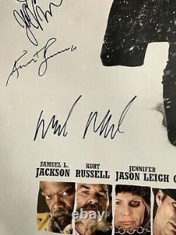 Hateful Eight JSA Cast Autograph Signed Original Movie Poster DS Double Sided