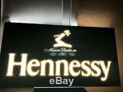 Hennessy Double Sided Led Bar Sign Man Cave Garage Cognac Liquor