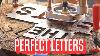 How To Carve Perfect Letters With A Router Sign Making Ep 2