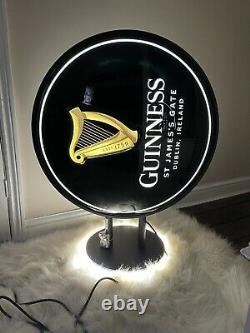 Huge Wall Hung Double Sided Light Up Guinness Sign. Pub Sign. Mancave Home Bar