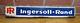 Ir Ingersoll-rand Old Double Sided Porcelain Sign Display Ad Equipment Machinery