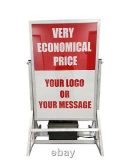 Illuminated Sidewalk Sign, Double Sided Made in USA