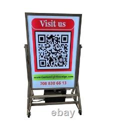 Illuminated Sidewalk Sign, Double Sided Made in USA