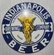Indiana Polis Beer Porcelain Enamel Sign 30'' Inches Double Sided