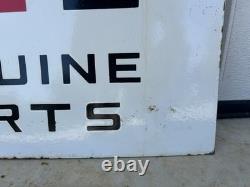 International Harvester IH Genuine Parts Double Sided Porcelain Sign