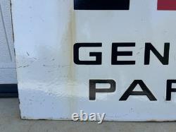 International Harvester IH Genuine Parts Double Sided Porcelain Sign